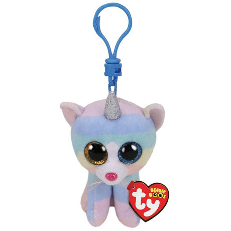 Ty Beanie Boo #039;s Clip Kuscheltier Katze Heather