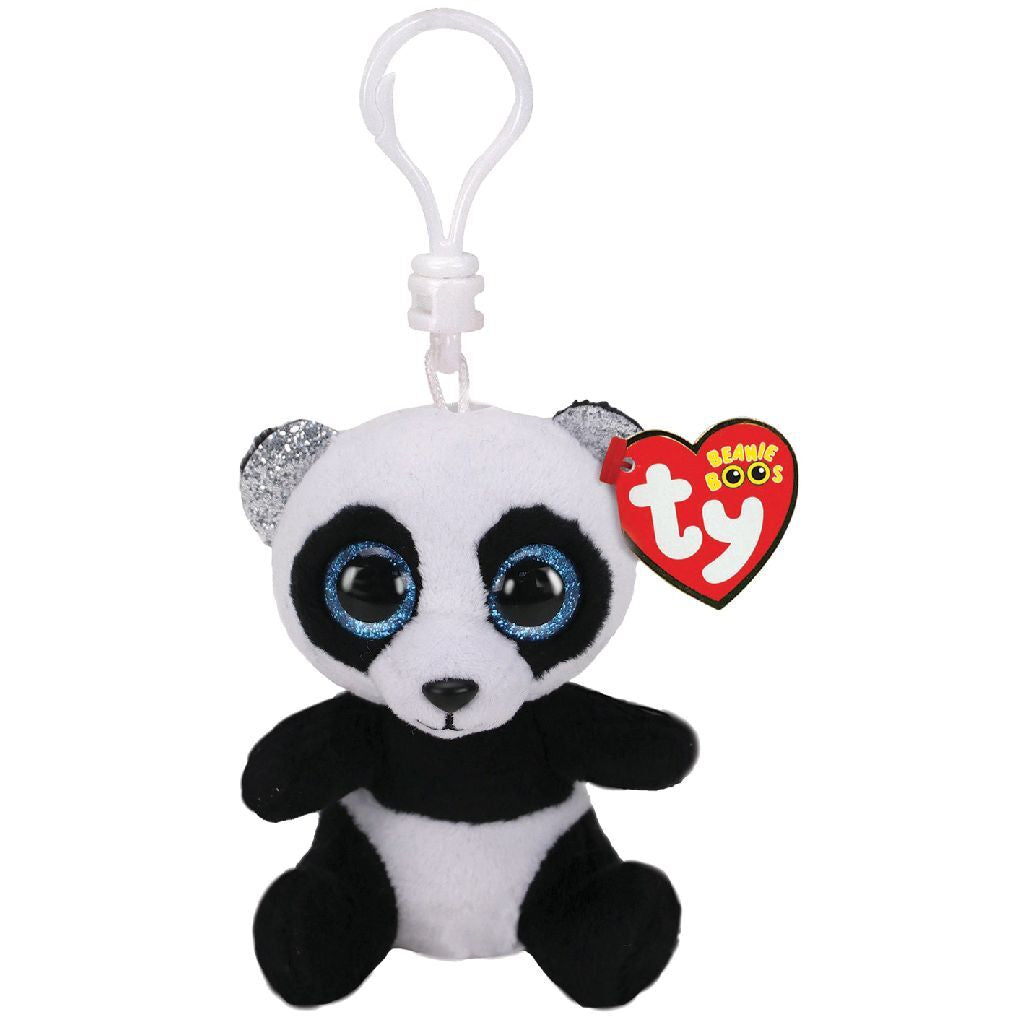 Ty Beanie Angry Clip Panda Hug Bambus 7 cm