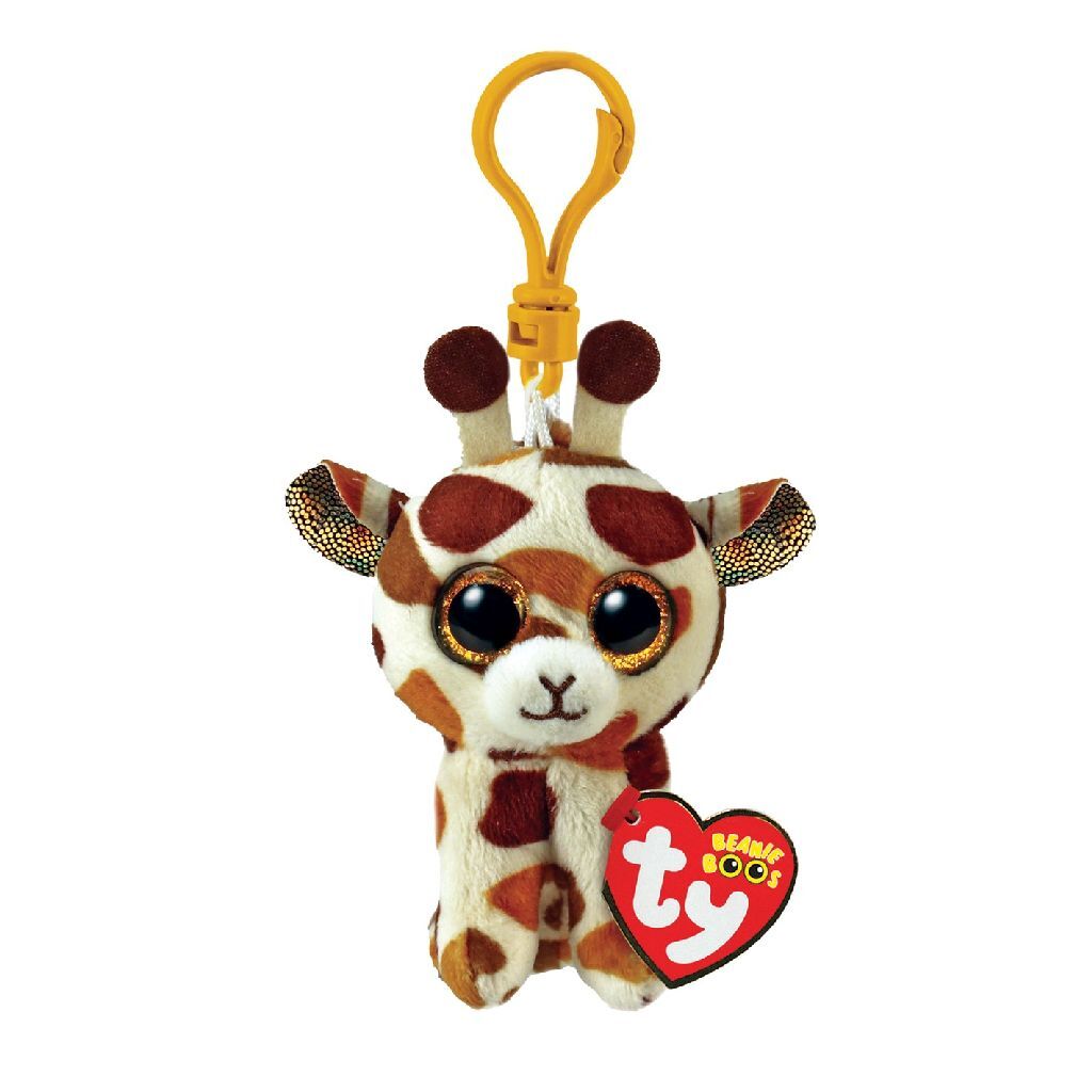 Ty Beanie Boos klip stylter giraff, 7 cm