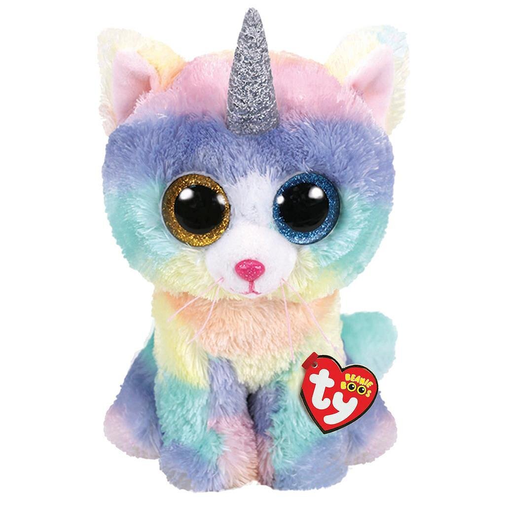 Ty Beanie Boo #039;s Kuscheltier Katze Heather 24 cm