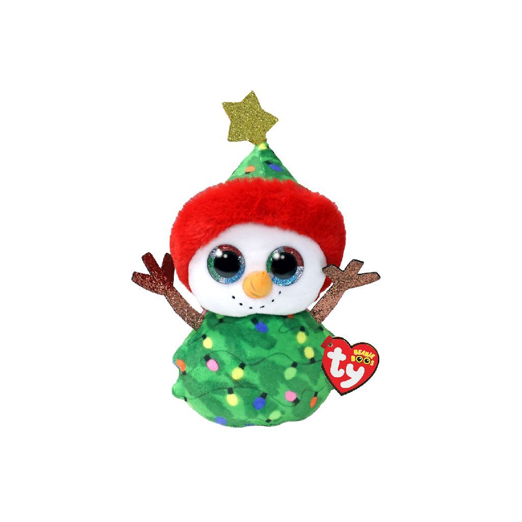 Ty Beanie Boo's Christmas Snowman Garland, 15 cm