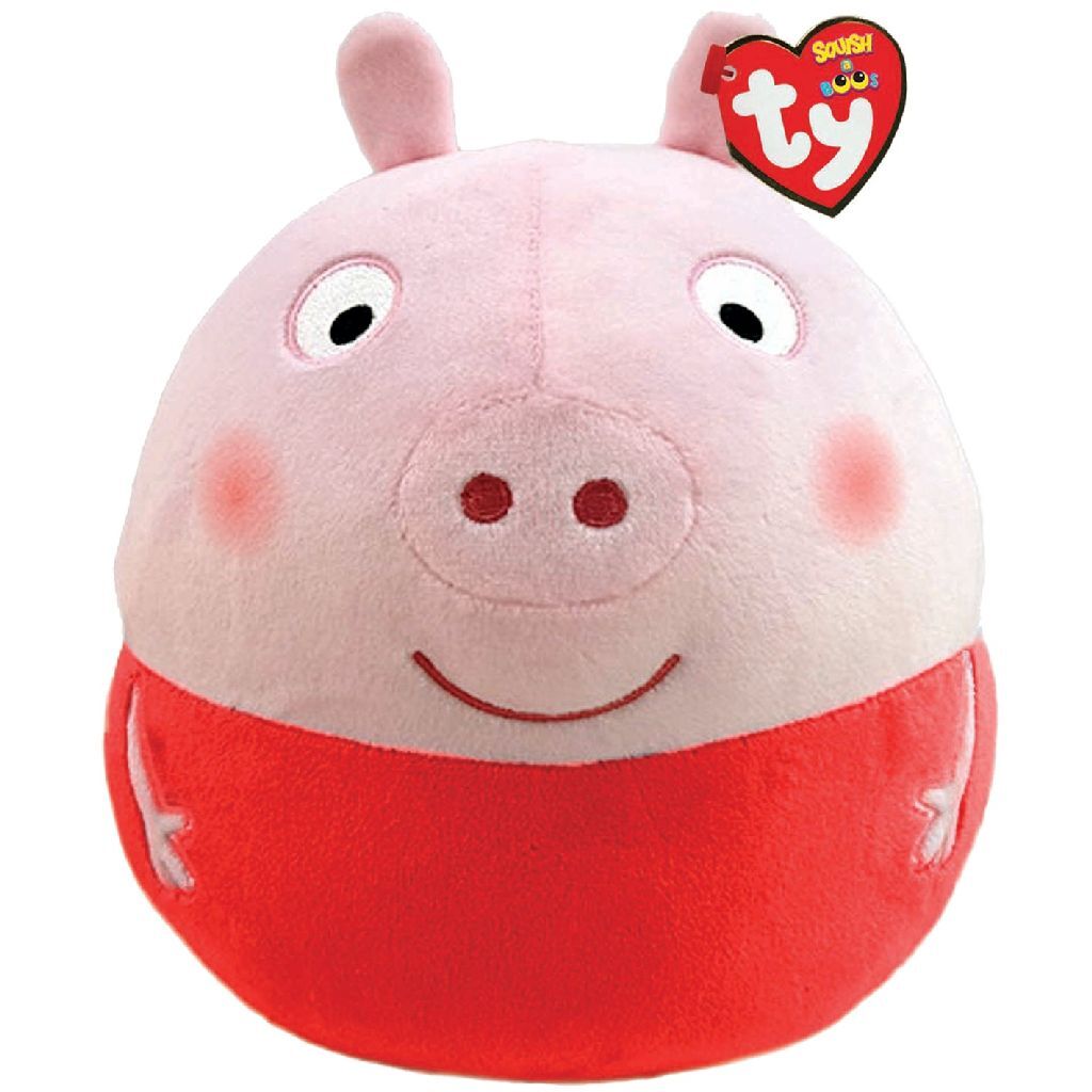 Ty squish a boo cuddle cushion peppa pig peppa 31 cm