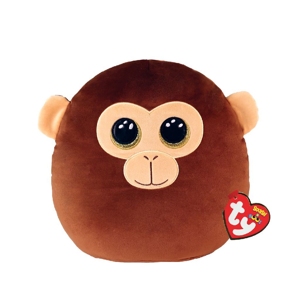 Ty beanie Ty Squish A Boo Dunston Brown singe, 20cm