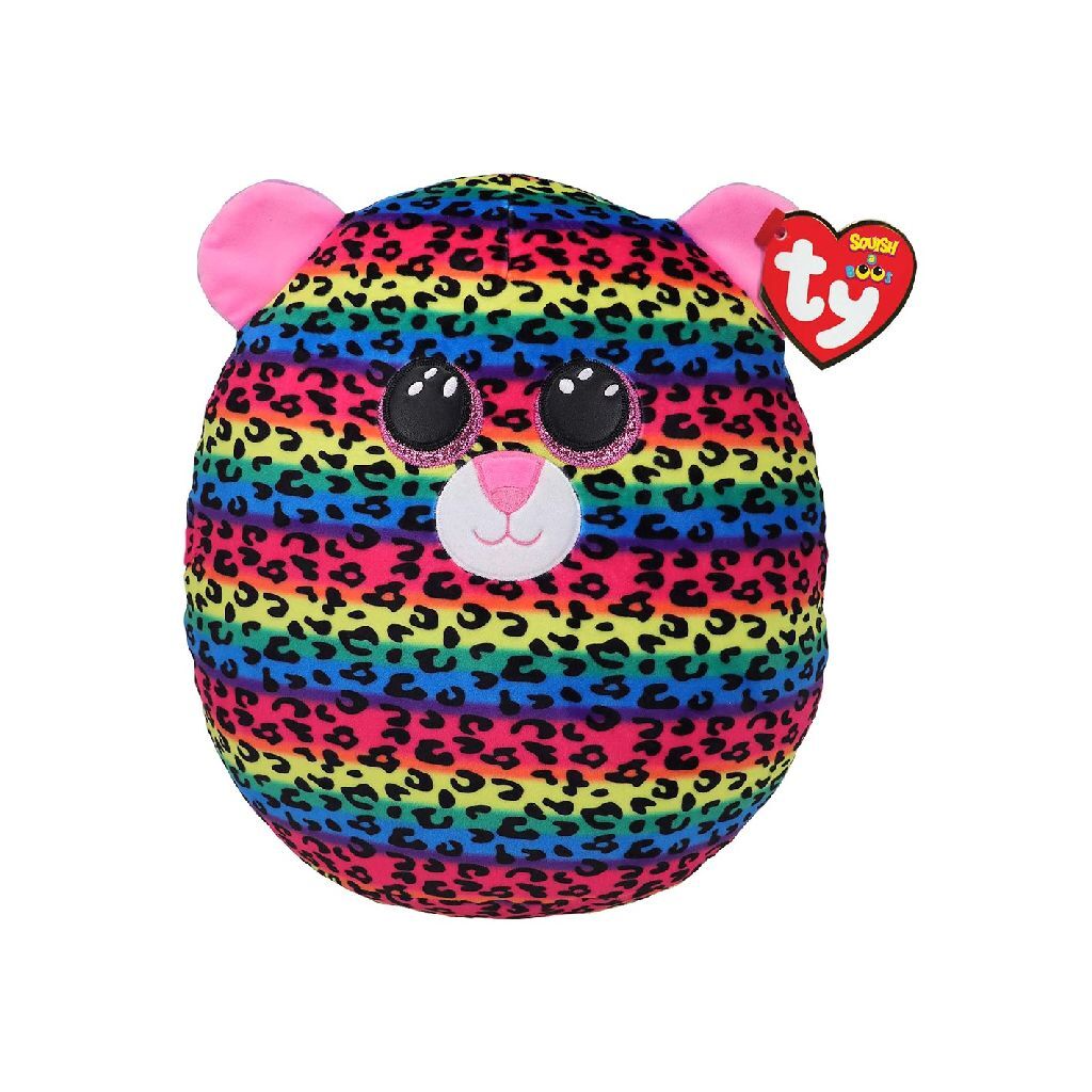 Ty ty squish a boo knuffelkussen luipaard dot 23 cm