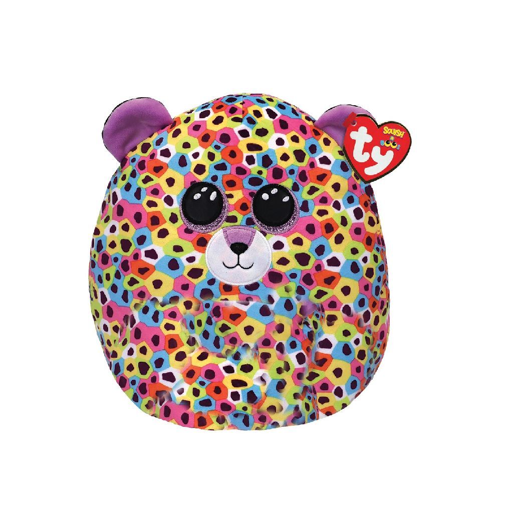 Ty Squish un leopardo cuscino di boo coccole giselle 23 cm