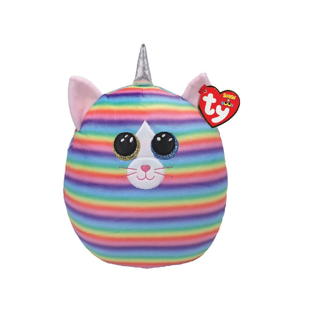 Ty Ty squish a boo cuddly poduszka kota Heather 23 cm