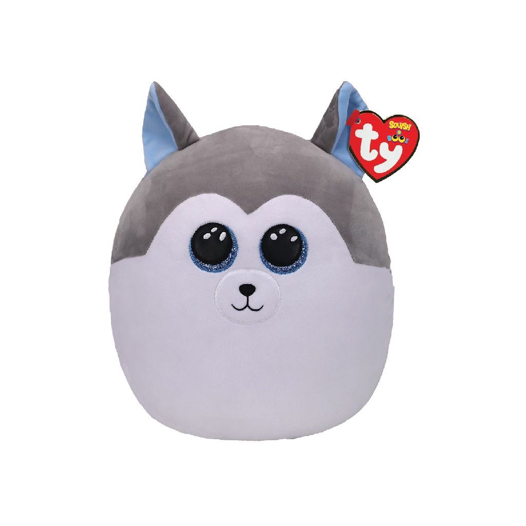 Ty beanie ty squish a boo slush husky, 20cm