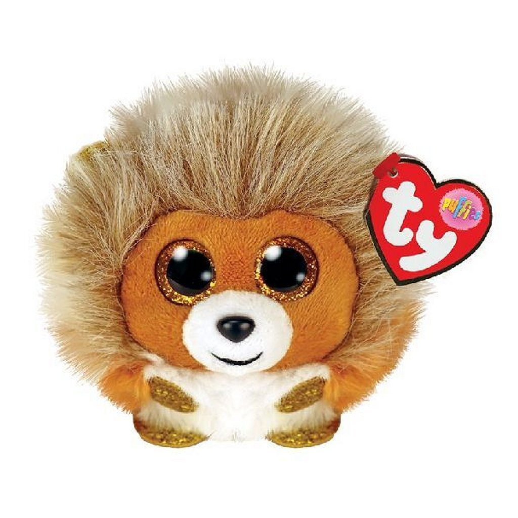 Ty Beanie ty Teeny Puffies Ceasar Tan Lion, 10cm