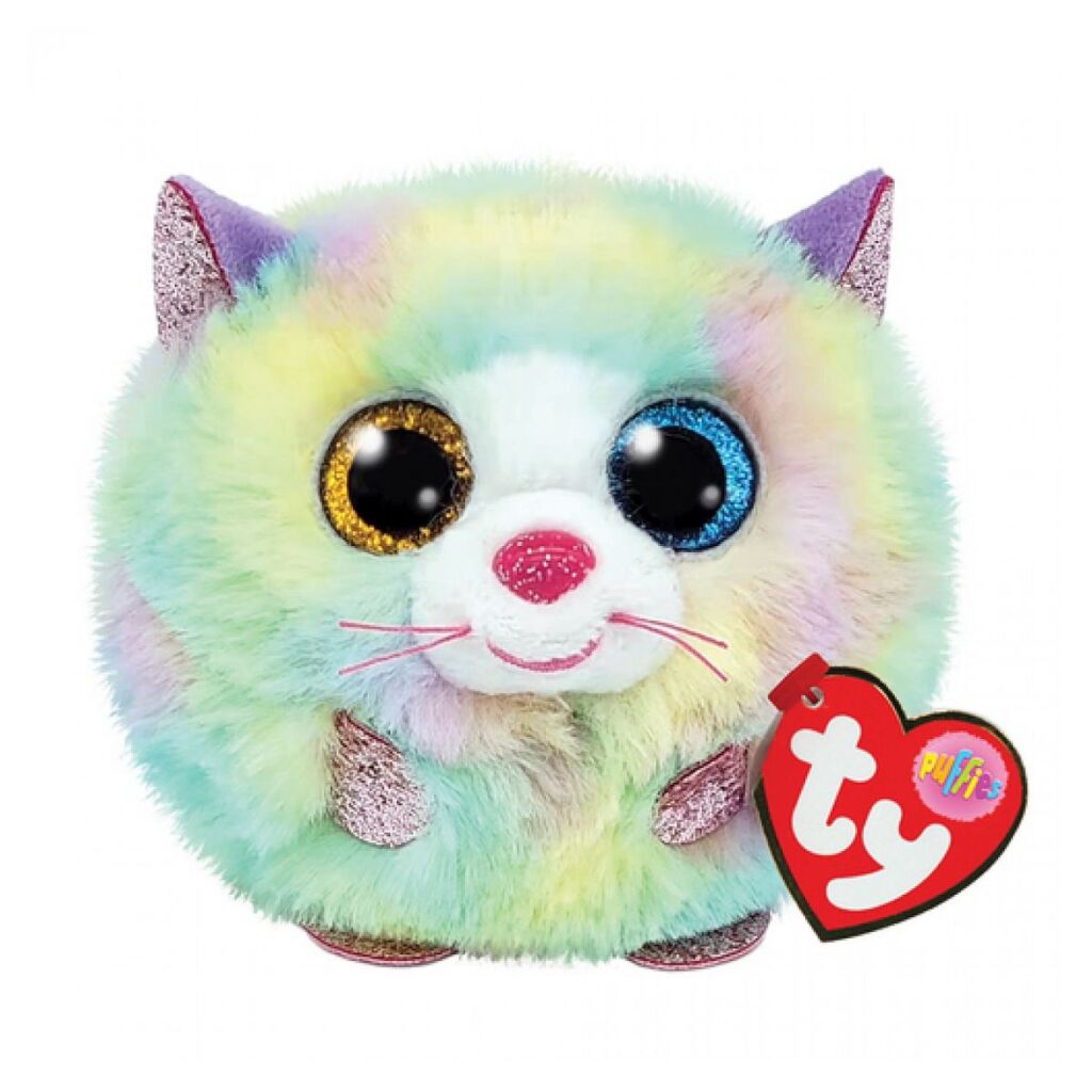 Ty Puffies kuschelte Katze Heather 10 cm