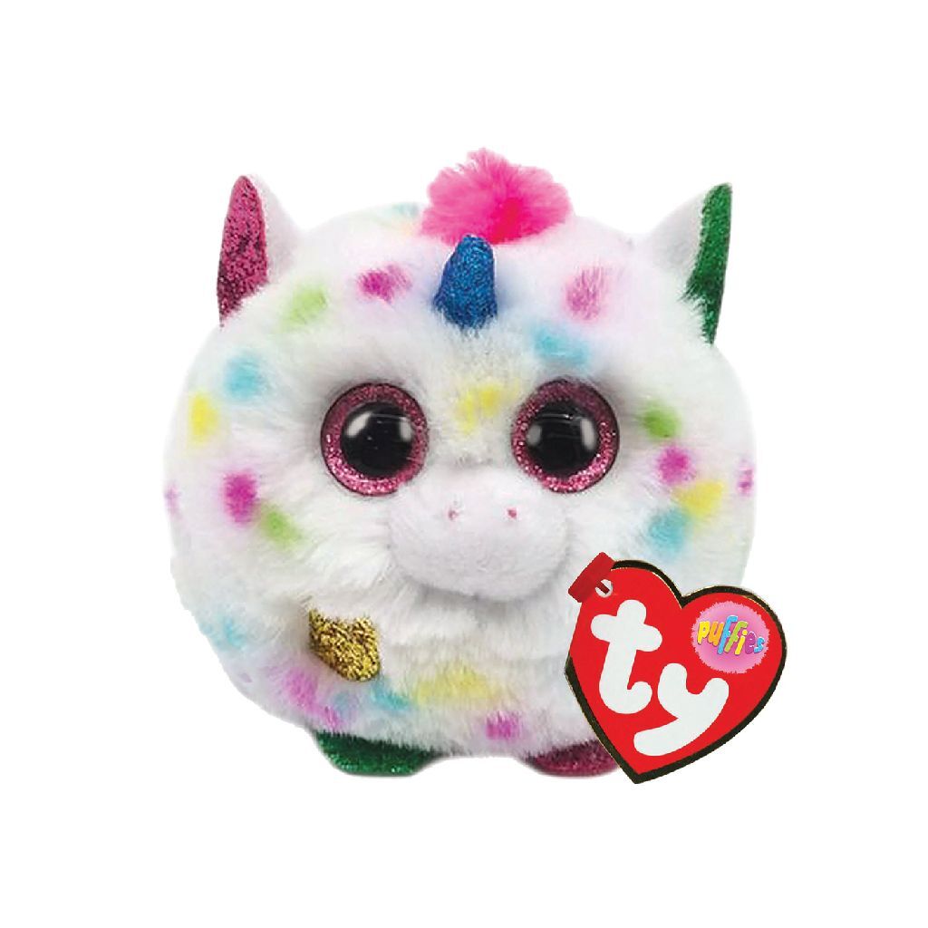 Ty Beanie Ty Teeny Puffies Harmony Unicorn, 10cm