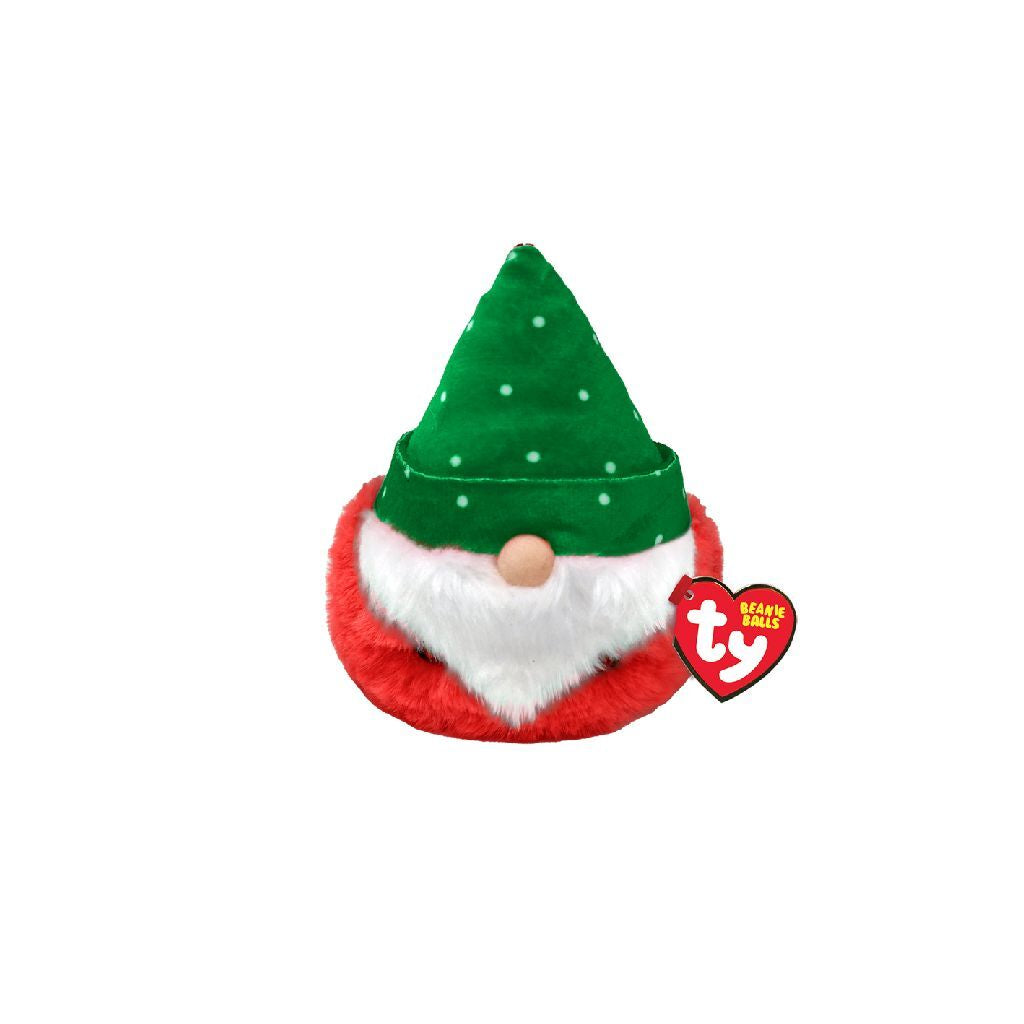 Ty beanie ty teeny puffies christmas gnome turvey, 10cm