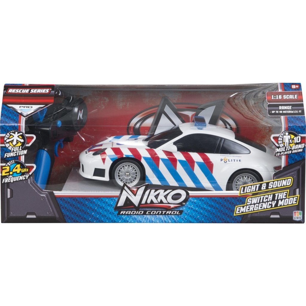 Nikko RC Porsche Polizei 1:16 + Licht und Ton