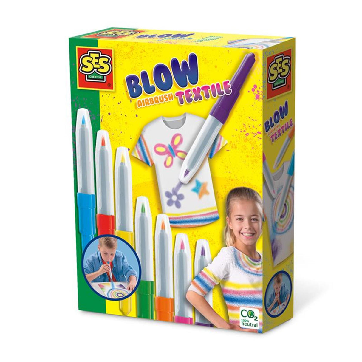 Ses Blow Airbrush-Bürste – Textil
