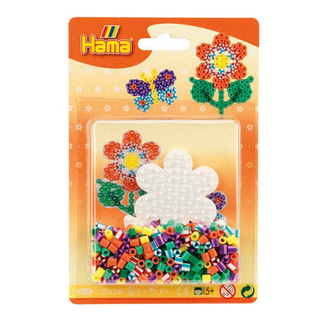 Hama Bügelperlen Schmetterling und Blumen Set 350 Stück