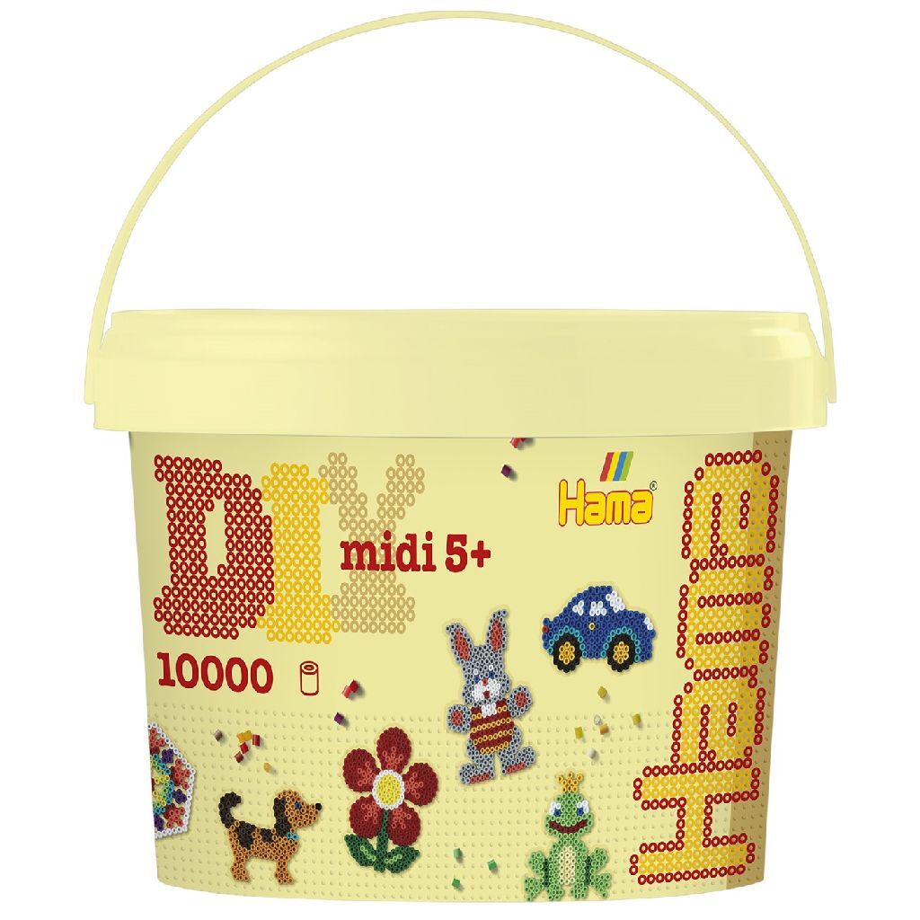 Hama Bügelperlen im Eimer, 10.000 Stk.