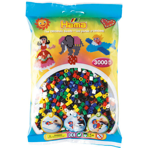 Hama String Bead Mix Primary 1 (201-66), 3000st.