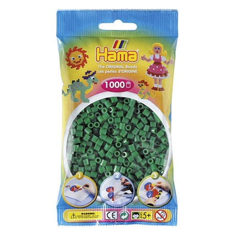 Hama -Eisenperlen 1000 Stück grün