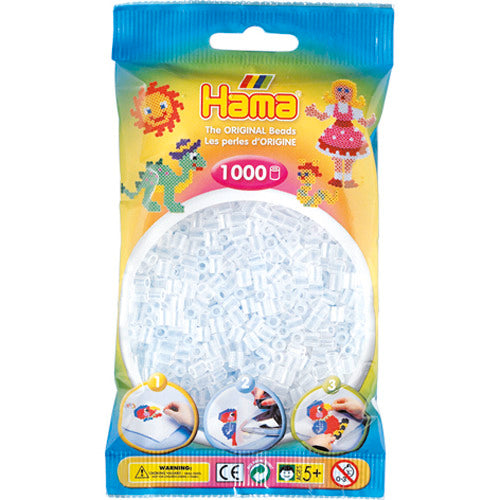 HAMA Iron Beads 1000 pièces transparentes