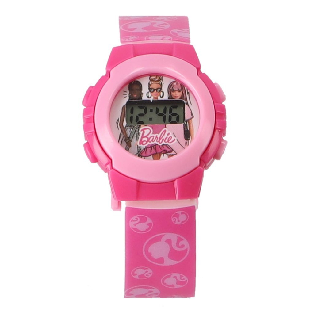Barbie LCD-Uhr rosa