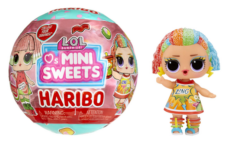 Lol. Überraschung! liebt Mini-Süßigkeiten x Haribo – 9,7 cm – Minipuppe