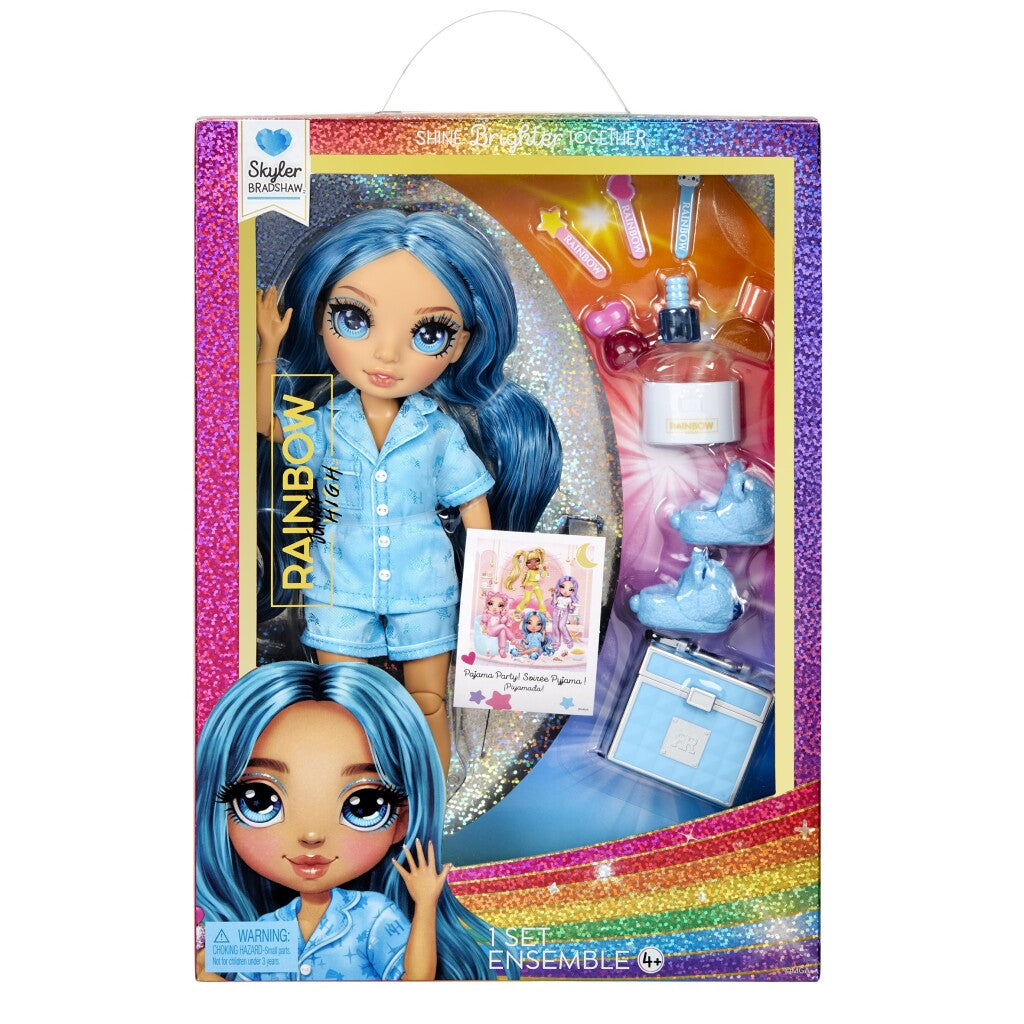MGA Entertainment Rainbow High Junior High Pajamaparty-Modepop Himmel