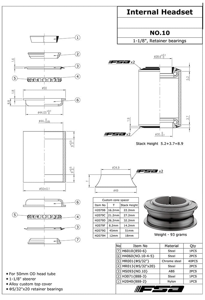 FSA-Headset Nr. 10