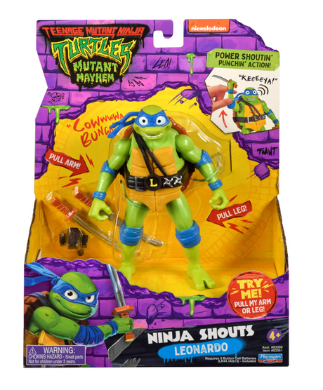 Teenage Mutant Ninja Turtles – Ninja schreit Leonardo