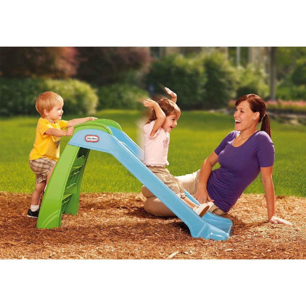 Little Tikes Junior Rutsche 122x49x70 cm blaugrün