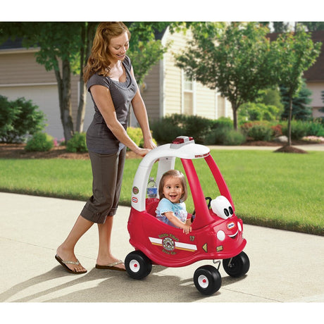Little Tikes Ride and Rescue, gemütliches Coupé-Aufsitzauto der Feuerwehr