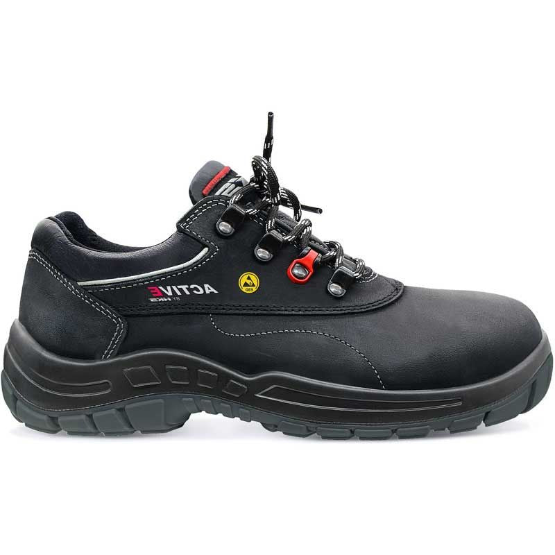 Hks Sicherheitsschuh Active 200 Low S2 | schwarz | Größe 40 - 00.162.012.40