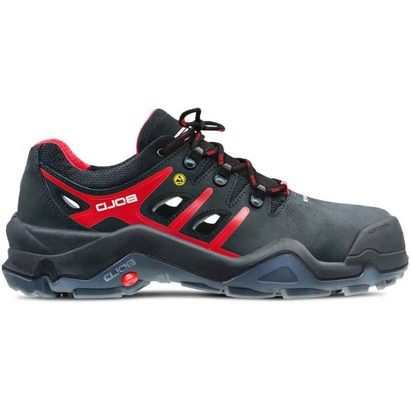 Hks Arbeitsschuh Tiger 4 VTP Low S1P ESD | schwarz rot | Größe 42 - 00.162.099.42
