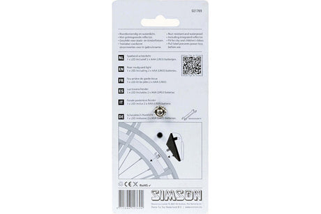 Simson Fotty Light LED inkl. Batterien auf der Karte