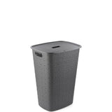 Curver Softex Wäschekorb mit Deckel 56l Anthrazit