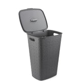 Curver Softex Wäschekorb mit Deckel 56l Anthrazit