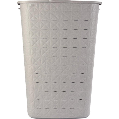Curver Softex-Wäschebox mit taupefarbenem Deckel