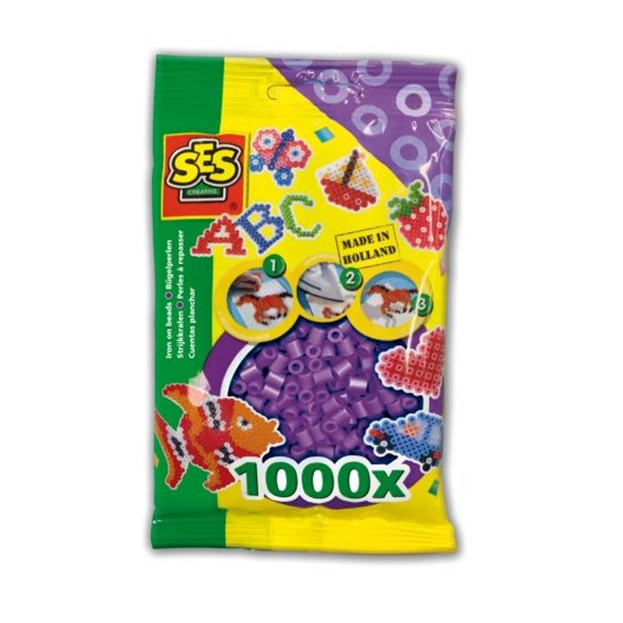 Ses Bügelperlen Lila 1000 Stück