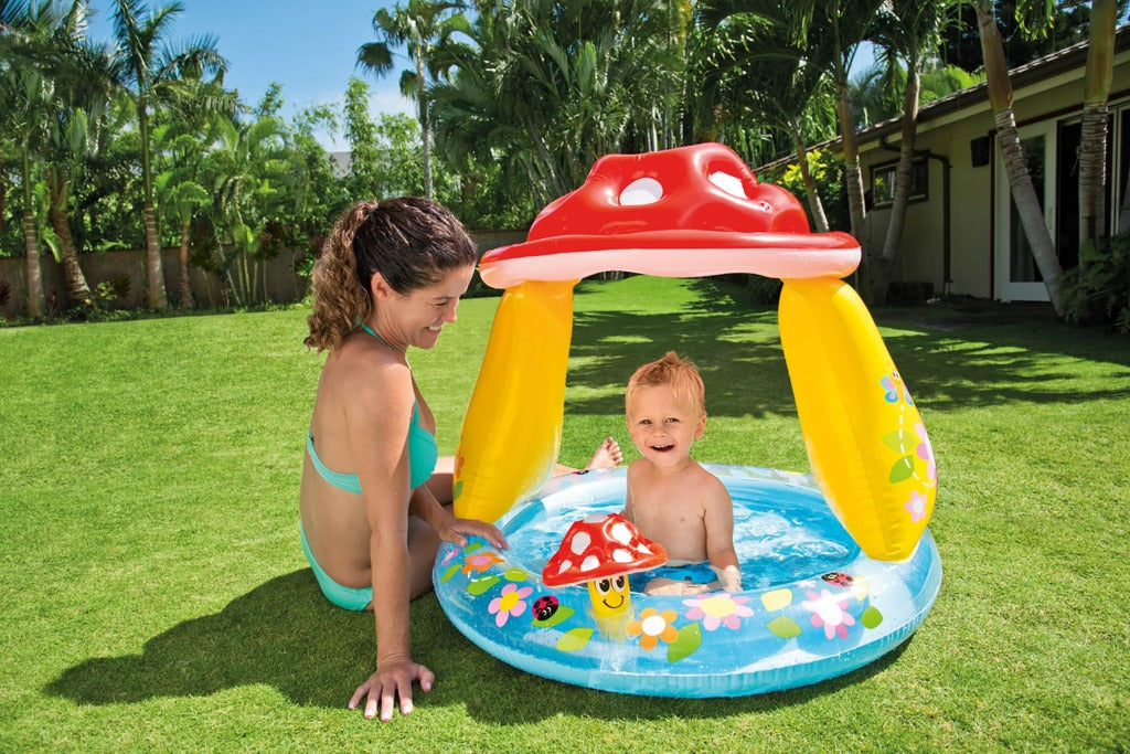 Baby swimming pool mushroom