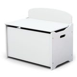 Delta Children Children TB83460GN-130GN-130 Caja de almacenamiento de madera con blanco respaldo blanco