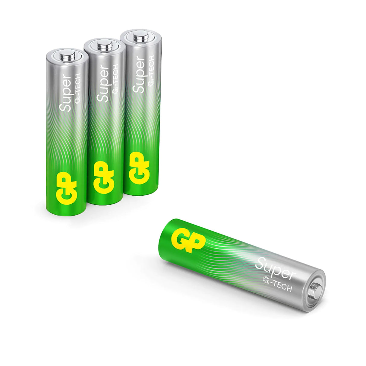 GP Super Alkaline AAA Batteries 4PK