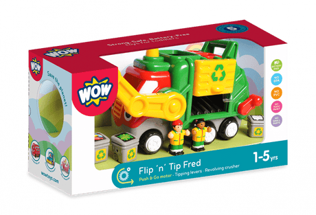 Wow Toys Flip 'n' Trip Fred – Müllwagen