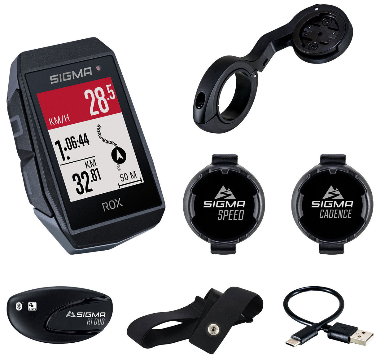 Sigma ROX 11.11.1 EVO GPS HR + CAD SLELH SET + SB GPS + AT + MUS RIM-C