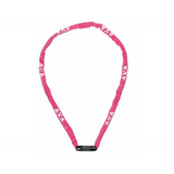 Axa Kettenschloss starr RCC Code 120x3,5 mit Polyesterüberzug – rosa