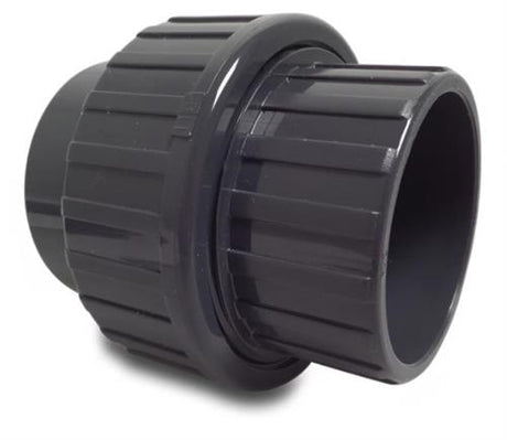 PVC 3-teilige Kupplung 50mm 2xKleber 16 bar