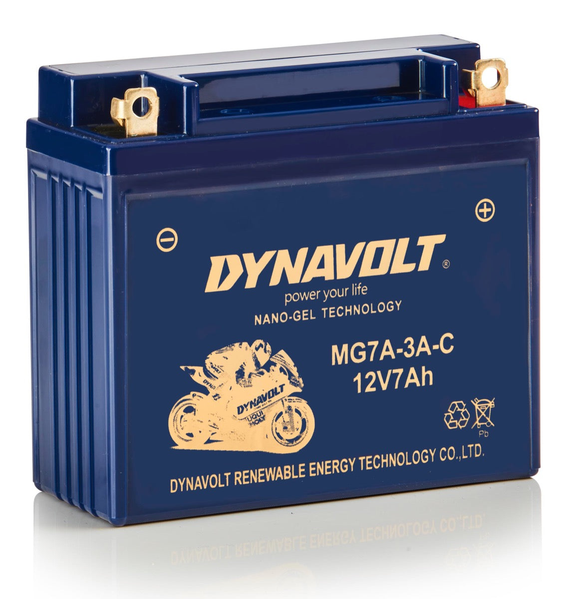 Dynavolt Batterie mg7a-3a-c (yb7l-b)