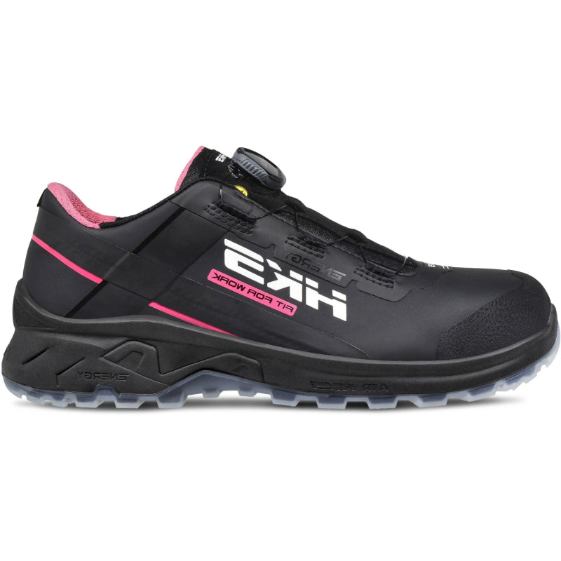Hks Arbeitsschuh Airguard rosa schwarz Boa S3L Low | schwarz | Größe 42 - 4040005667422