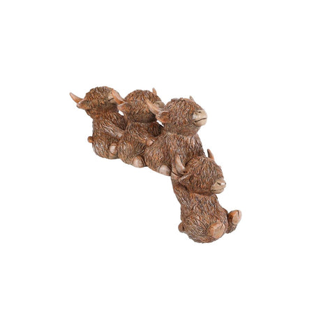 Sculptuur hooglander polystone 20x15x8cm