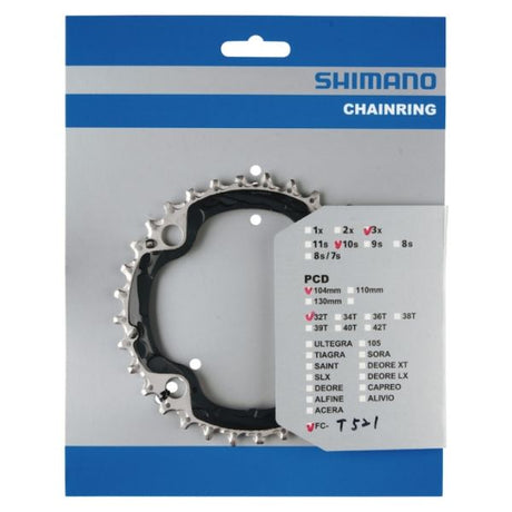Shimano Kettenblatt Deore 10v 32t y1nl98010 m610 schwarz