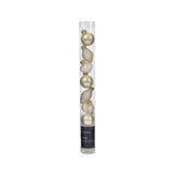 Decoris Weihnachtskugeln Mini Ø3cm Glasperle 9St