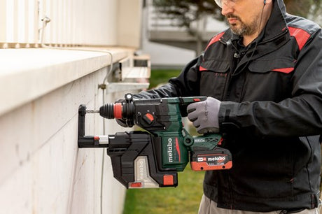 Metabo kh 18 ltx bl 28 q set isa | Akku-Bohrhammer | 18v | integrierte Staubabsaugung | exkl. Akku und Ladegerät | in Metabox 185 xl - 601715900