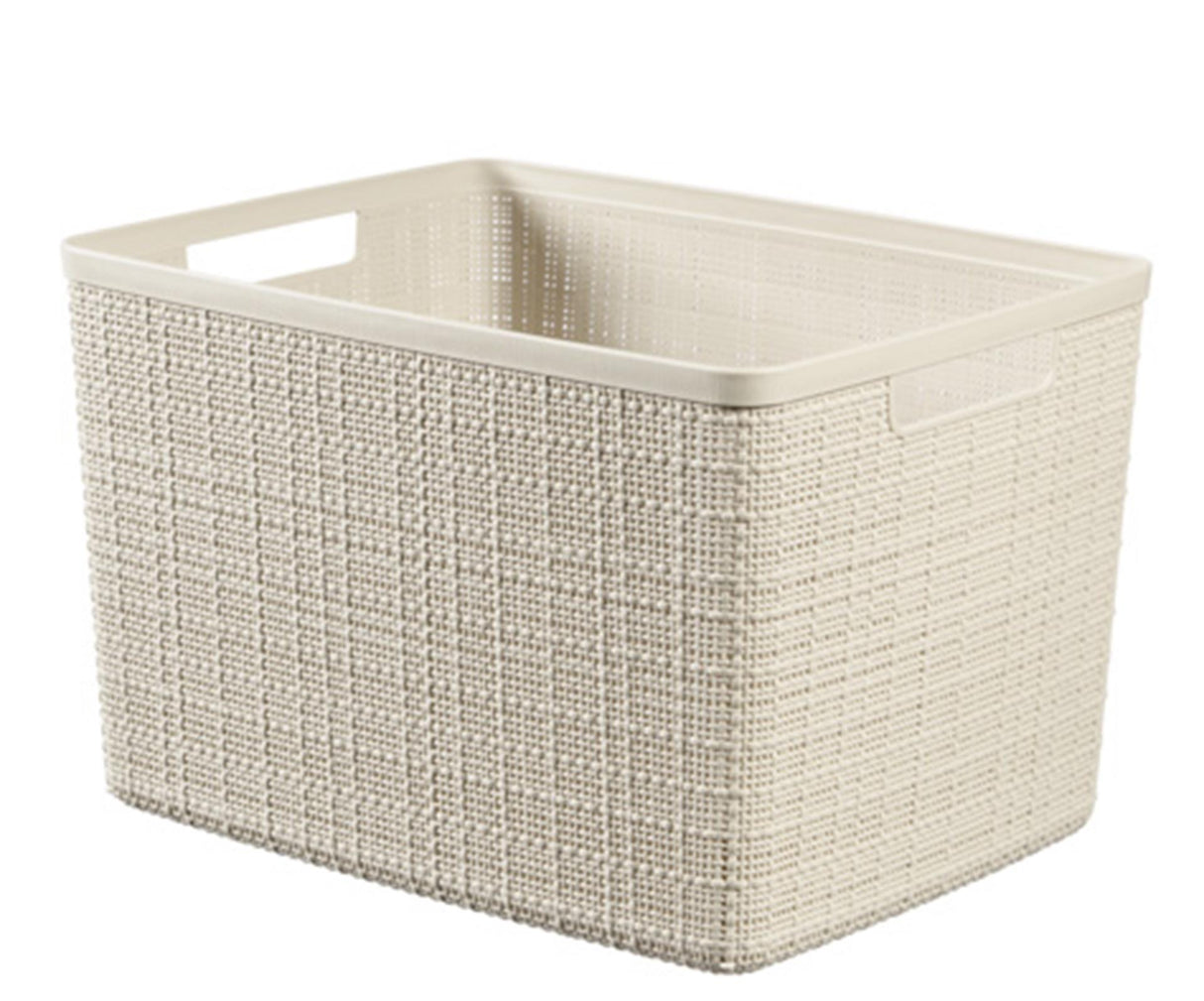 Curver Jutekorb l 20l gebrochenes Weiß